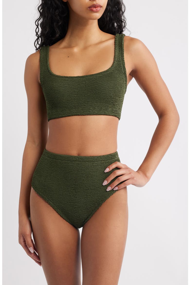 Patricia Two-Piece Bikini Swimsuit, Main, color, METALLIC KHAKI