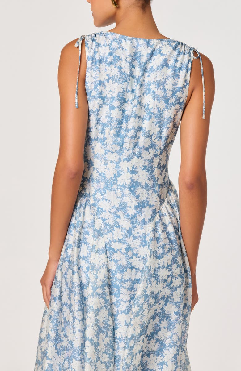 ASTR the Label Emmery Floral Dress, Alternate, color, Blue Floral