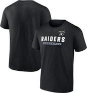 Fanatics MTO Label Men's Black Las Vegas Raiders Spirit T-Shirt