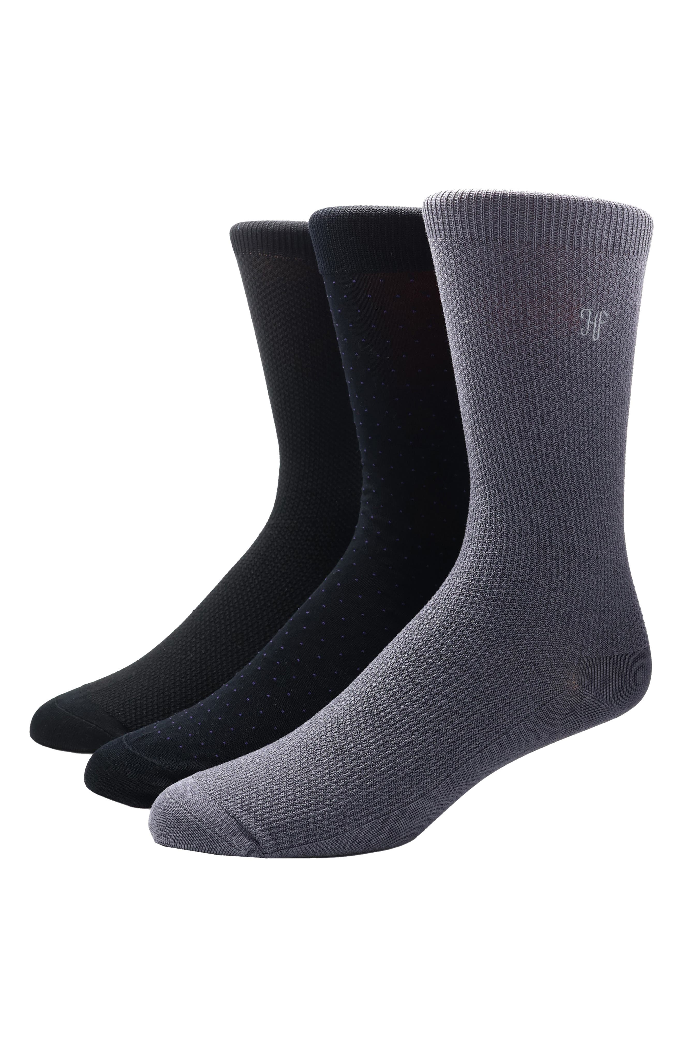 GREY/ NAVY DOT/ BLACK