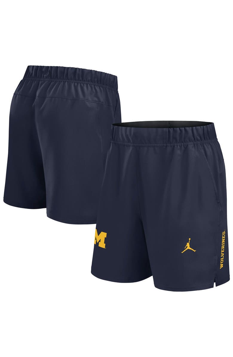 Jordan Brand Men's Jordan Brand Navy Michigan Wolverines Primetime Woven Victory Performance Shorts, Alternate, color, 