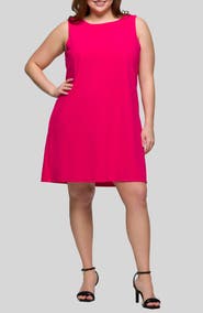 24seven Comfort Apparel Sleeveless Shift Dress