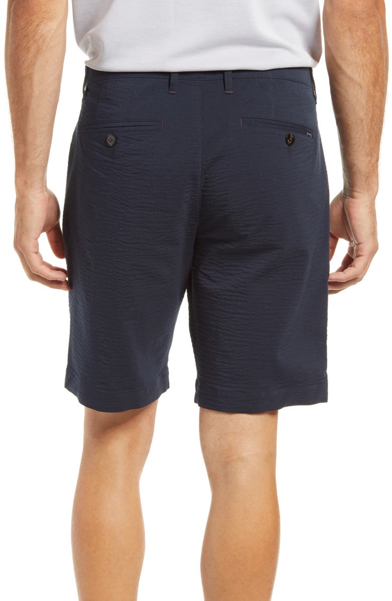 Ted Baker London Slim Fit Tropical Print Short Sleeve Button-Up Shirt, Alternate, color, 