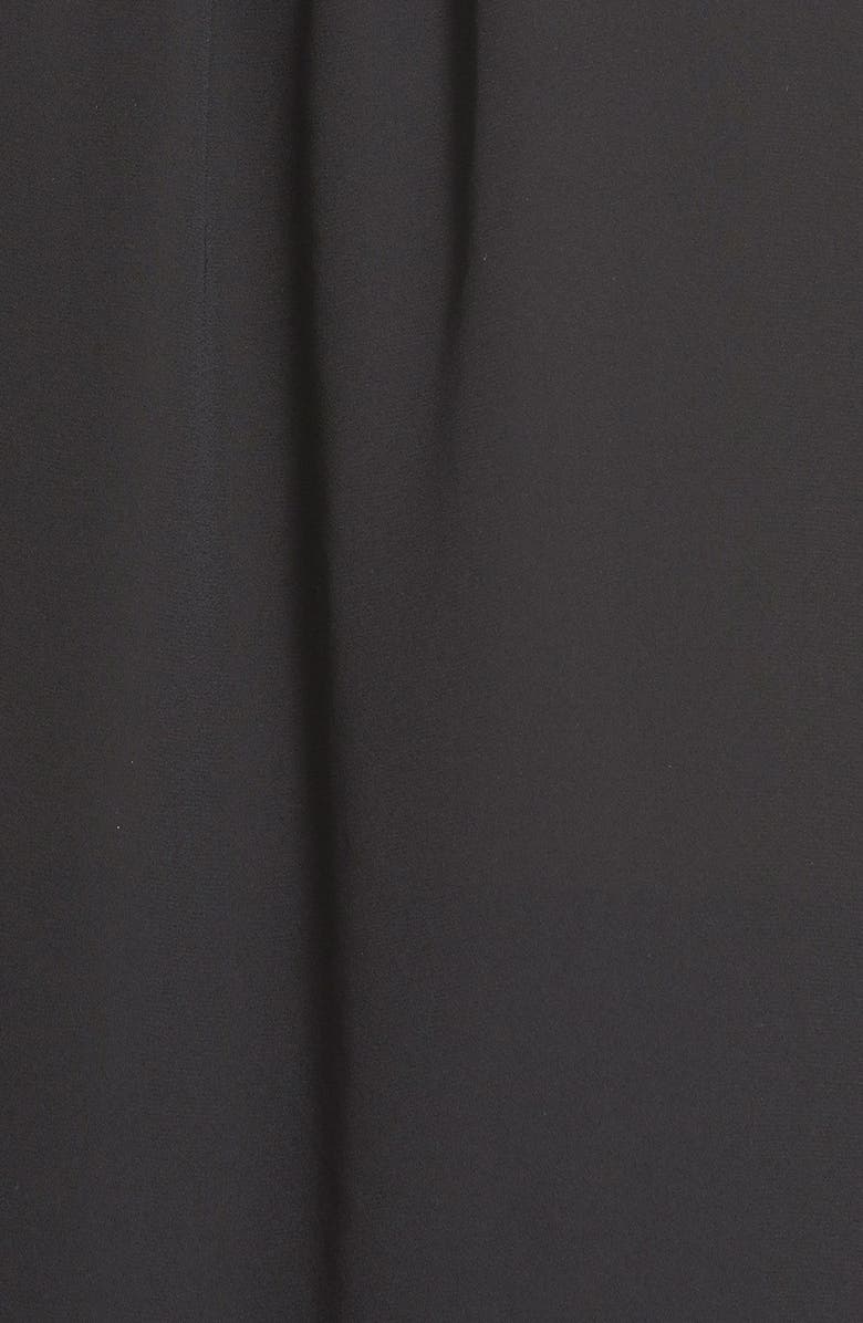 Pleione Short Sleeve Wrap Front Blouse, Alternate, color, 