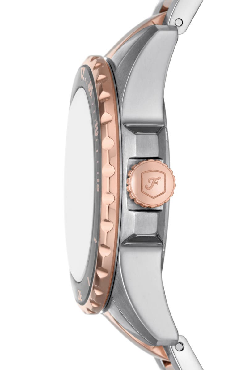 Fossil Blue Dive Bracelet Watch, 36mm, Alternate, color, 