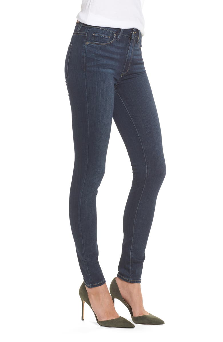 PAIGE Transcend - Hoxton High Waist Ultra Skinny Jeans, Alternate, color, 
