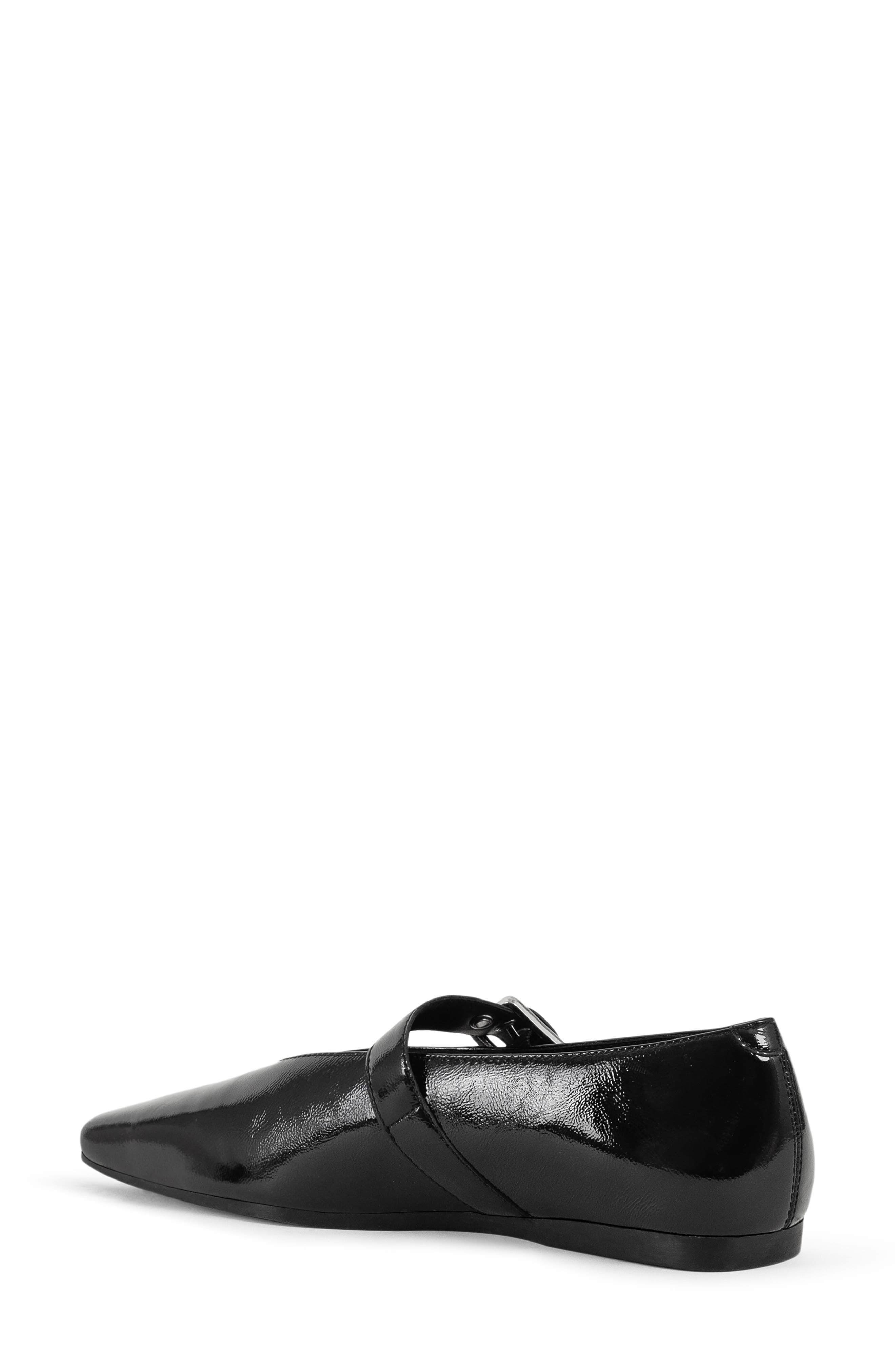 Wioletta Mary Jane Flat, Alternate, color, BLACK