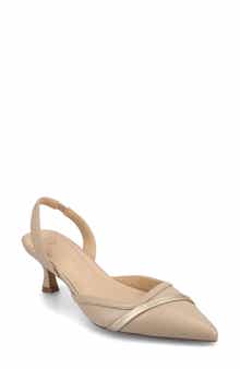 Journee Collection Nellia Slingback Pointed-Toe Pump
