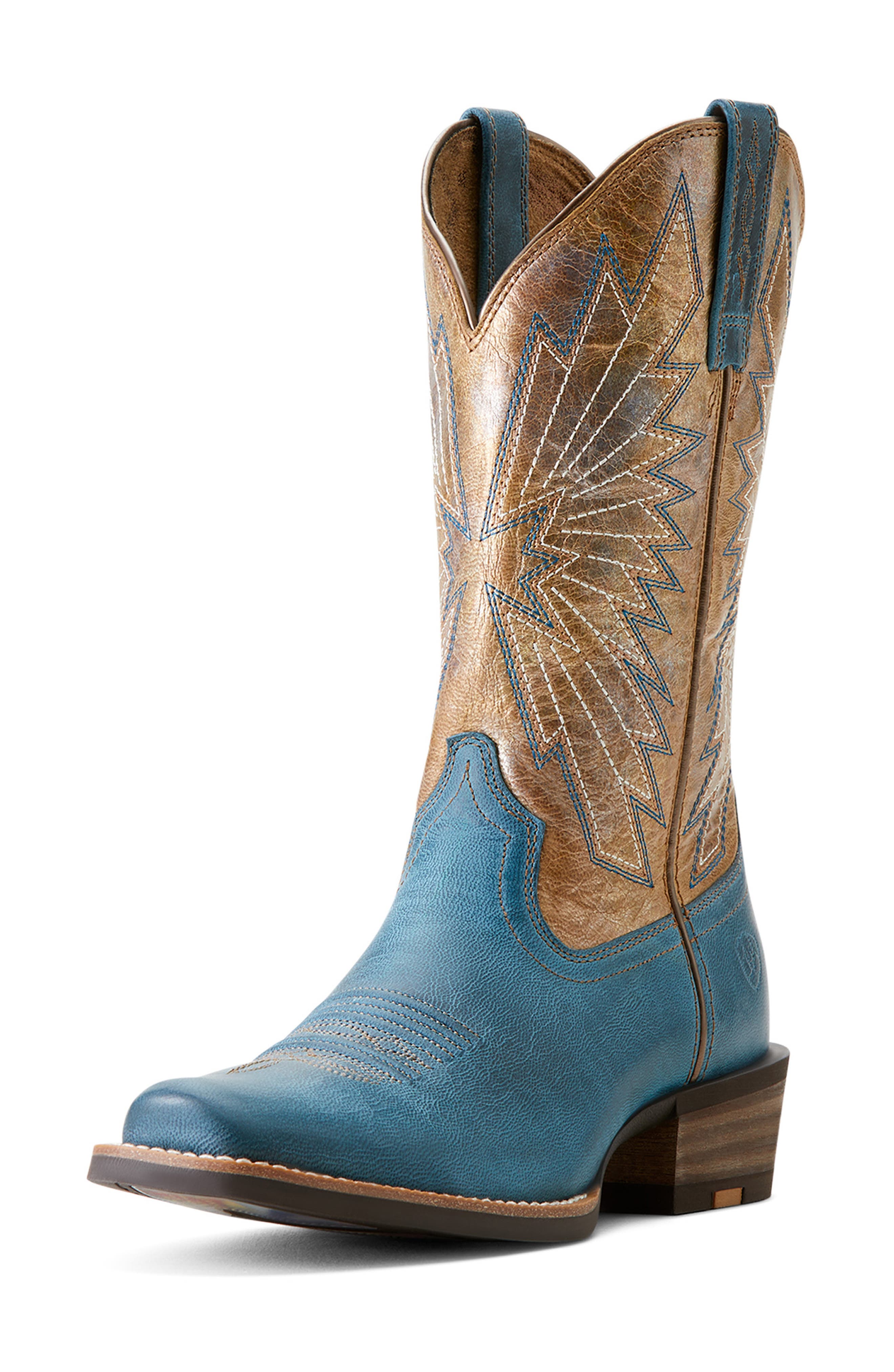 Ariat Decatur Western Boot, Alternate, color, Blue