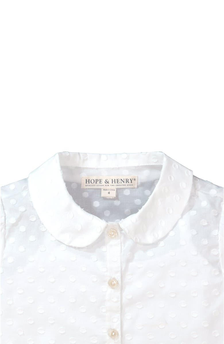 Hope & Henry Baby Girls' Peter Pan Collar Top and Tank 2-Piece Set, Infant, Alternate, color, 