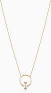 Oradina 14K Gold Bella Pendant Necklace