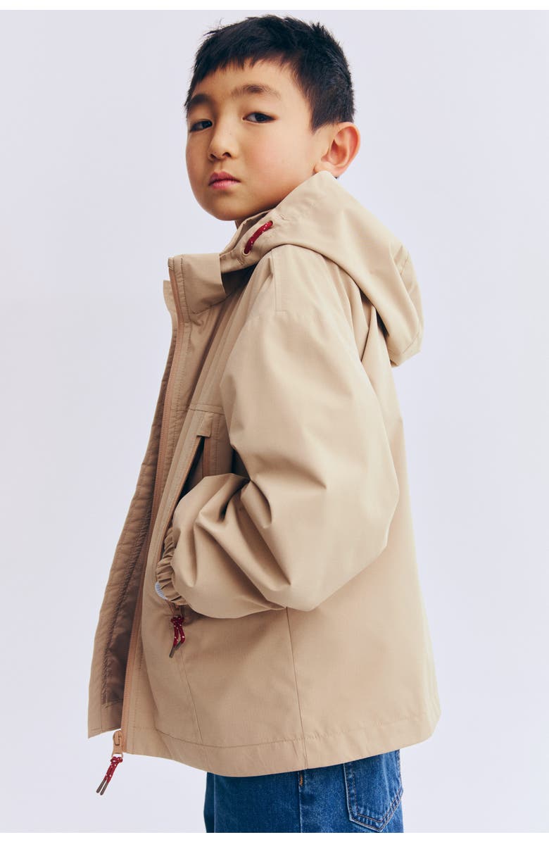 H&M Water-repellent Windbreaker, Alternate, color, Beige