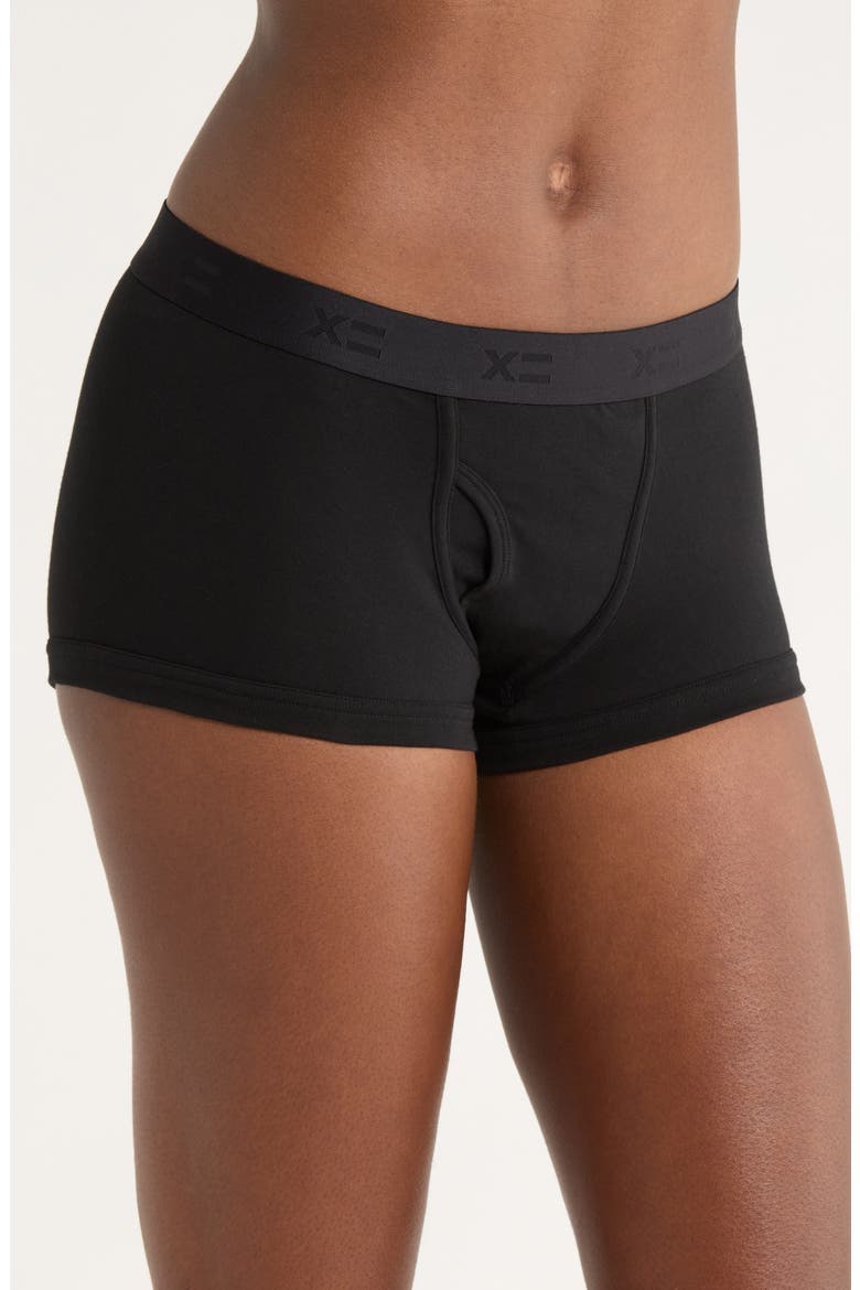 Packing Boyshorts, Alternate, color, BLACK