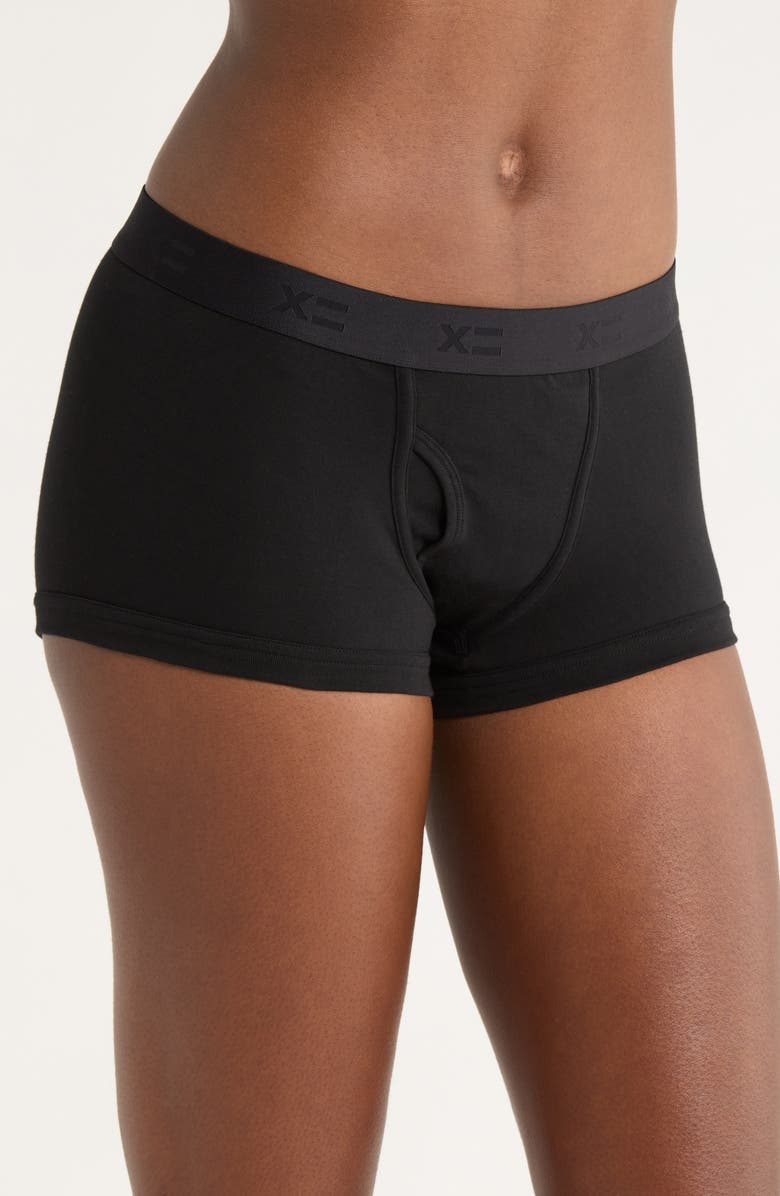TomboyX Packing Boyshorts, Alternate, color, Black