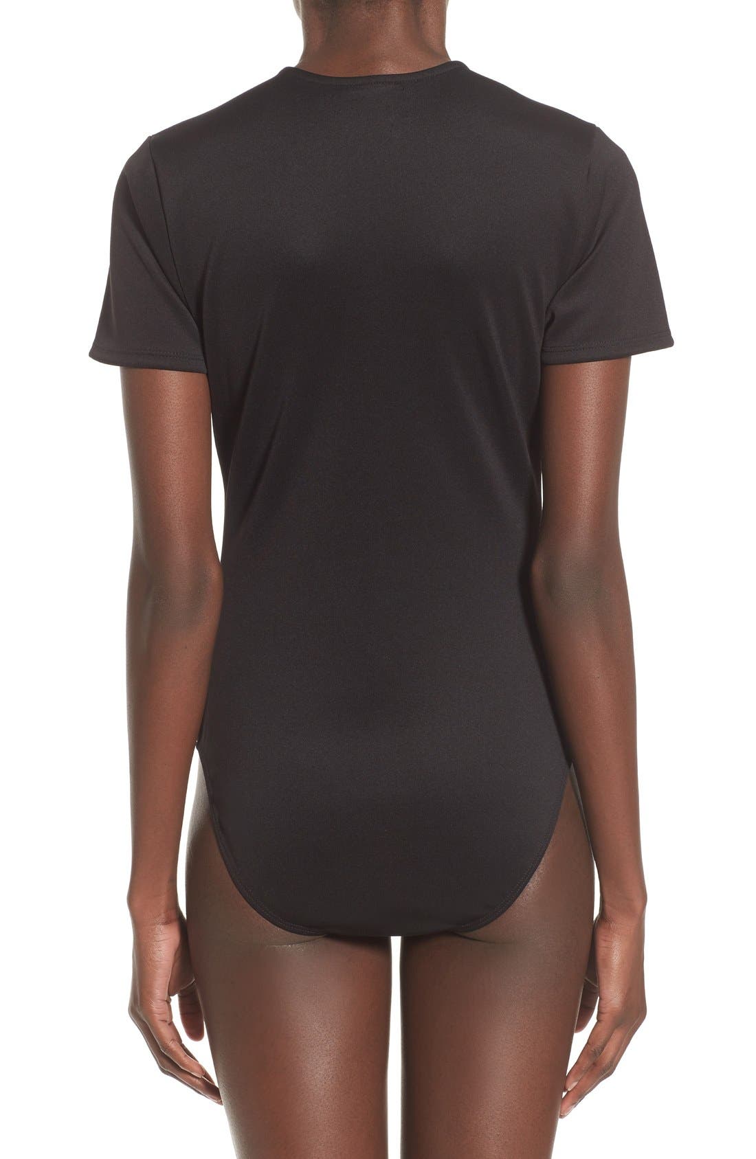 Madison & Berkeley Plunge Neck Bodysuit (Women) | Nordstrom
