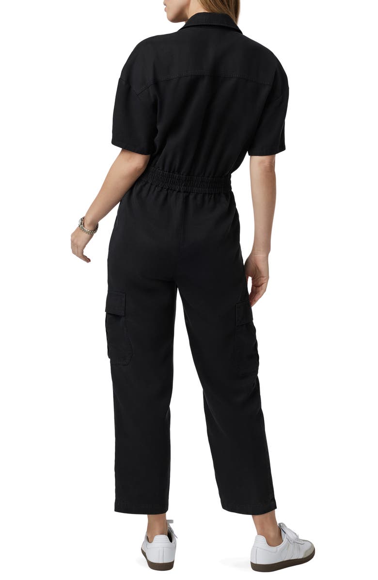 Vuori Coastline Front Zip Jumpsuit, Alternate, color, Black