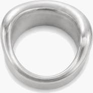 YOJ Molten Curve Ring in Silver