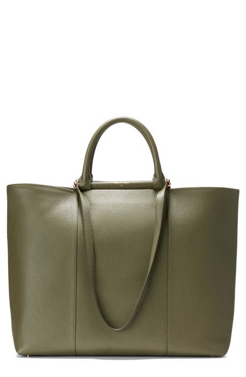 Cole Haan Catherine Leather Tote In Green