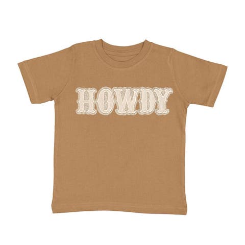 Howdy Patch Short Sleeve T-Shirt (Baby, Toddler & Little Kid)
