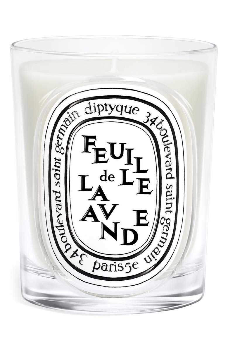 Diptyque Feuille de Lavande (Lavender Leaf) Classic Candle, Main, color, 