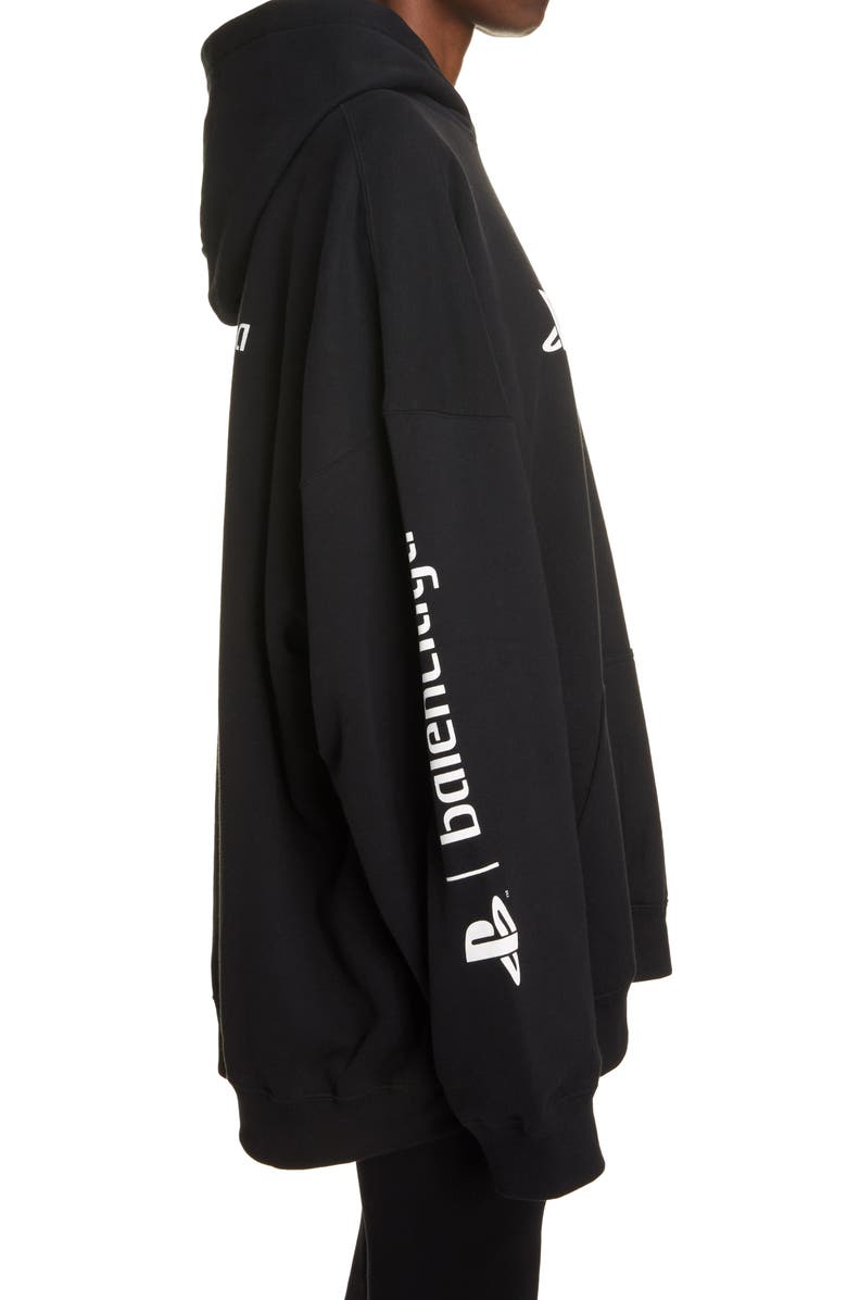 Balenciaga x Sony PlayStation 5 Oversize Hoodie, Alternate, color, 
