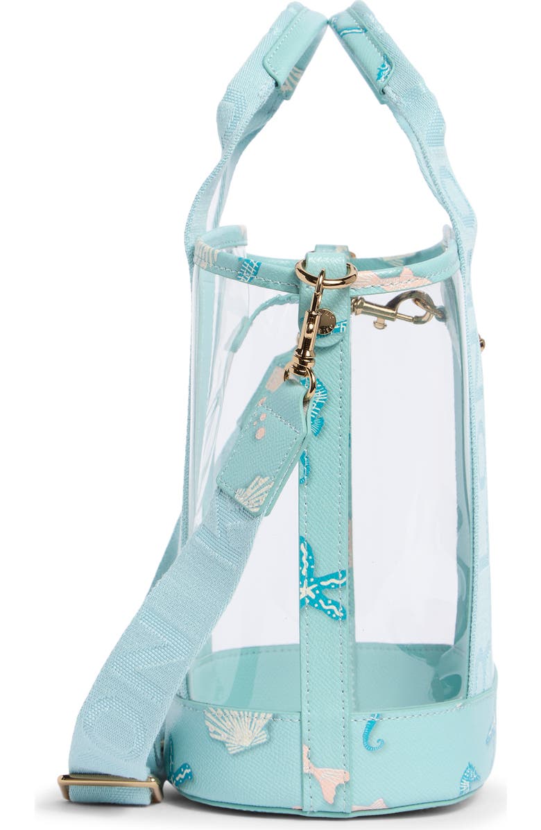 Kurt Geiger London Small Hampstead Vinyl Tote, Alternate, color, Blue Other