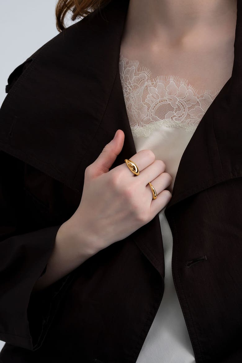 Dome Ring, Alternate, color, Gold
