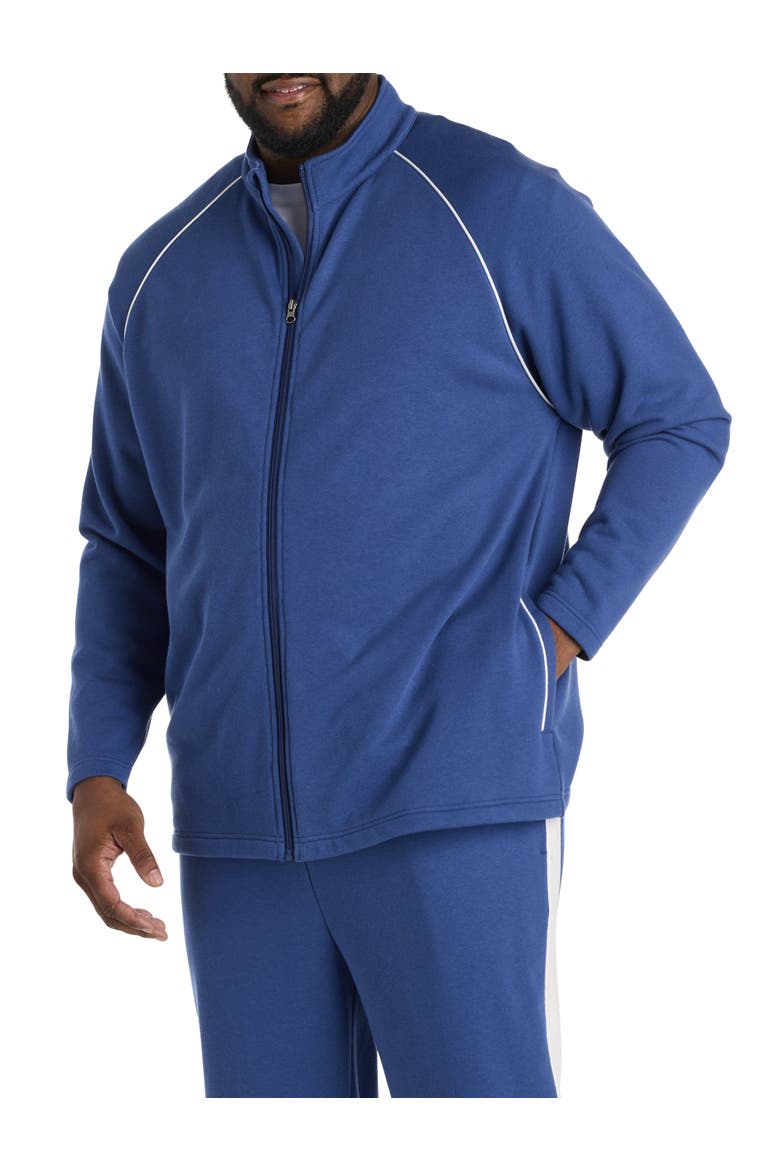 Big & Tall Track Jacket, Main, color, BLUE