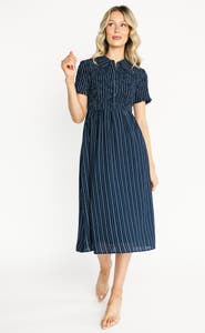 Baltic Børn Dottie Striped Midi Dress