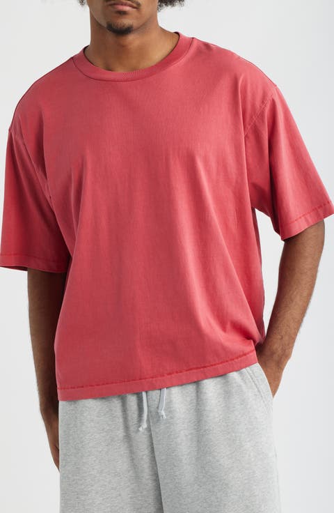 Garment Dyed Boxy Crop T-Shirt