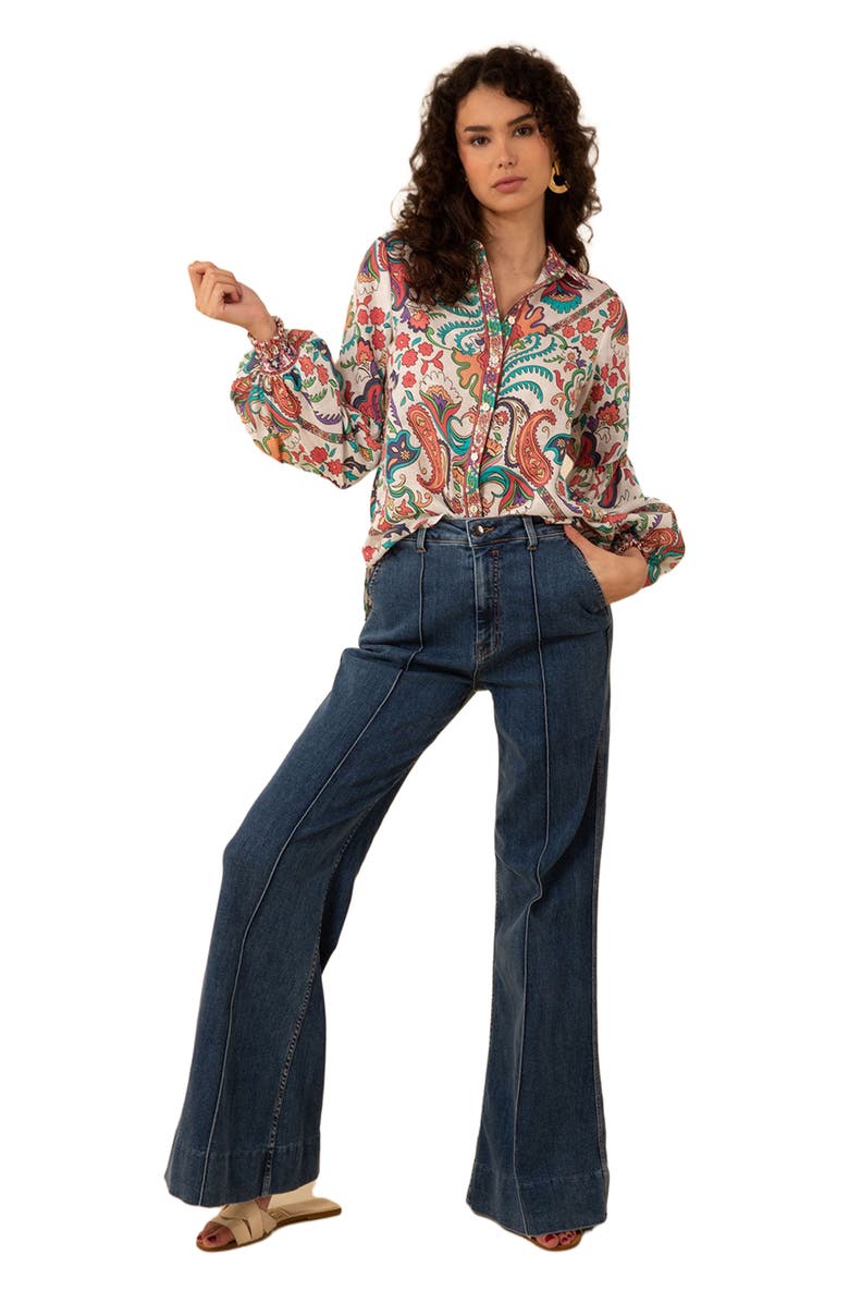 Hale Bob Marley Linen Top, Main, color,