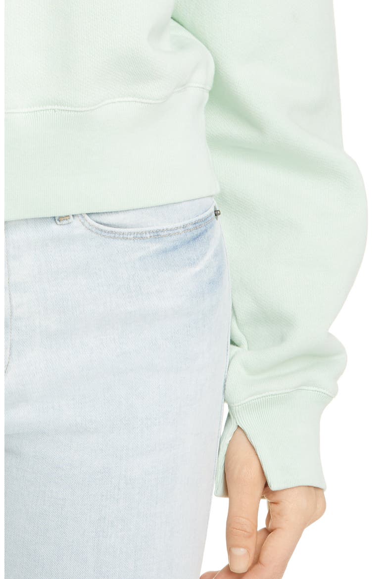 Easy Organic Cotton Sweatshirt, Alternate, color, FADED ALOE