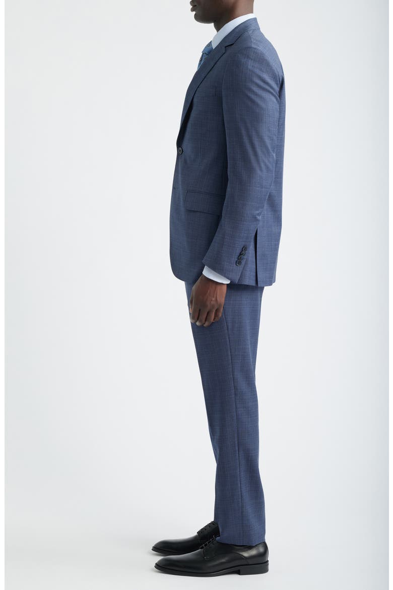 Flynn Classic Fit Blue Wool Suit, Alternate, color, MEDIUM BLUE