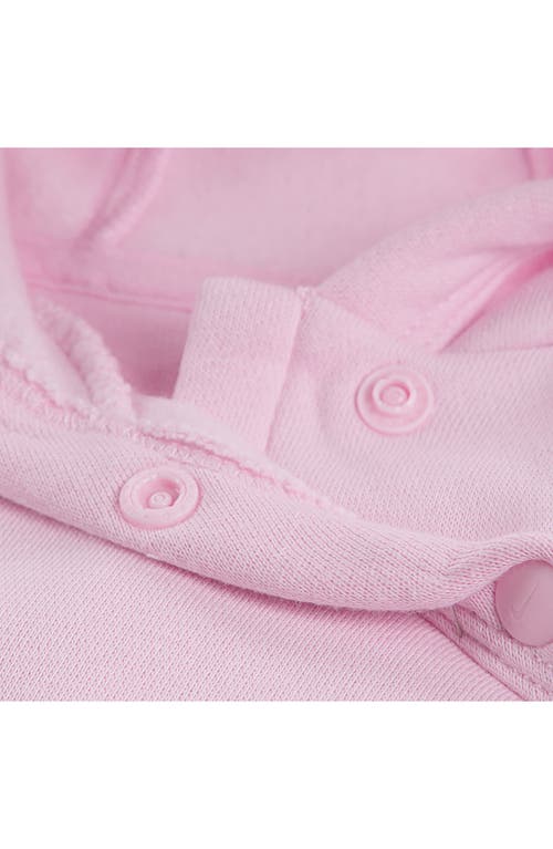 Nike Readyset Quilted Snap-up Hoodie & Joggers Set In Pink
