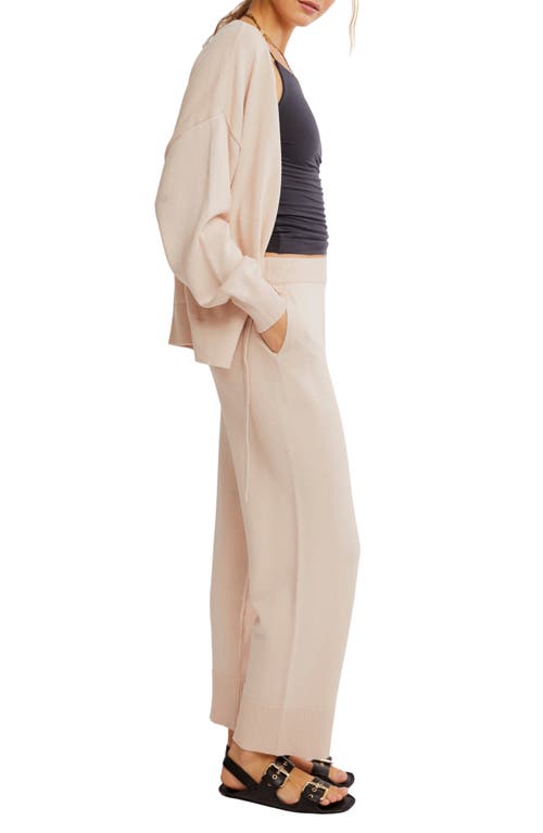 Shop Free People Solar Cardigan & Pants Set In Sand Dollar