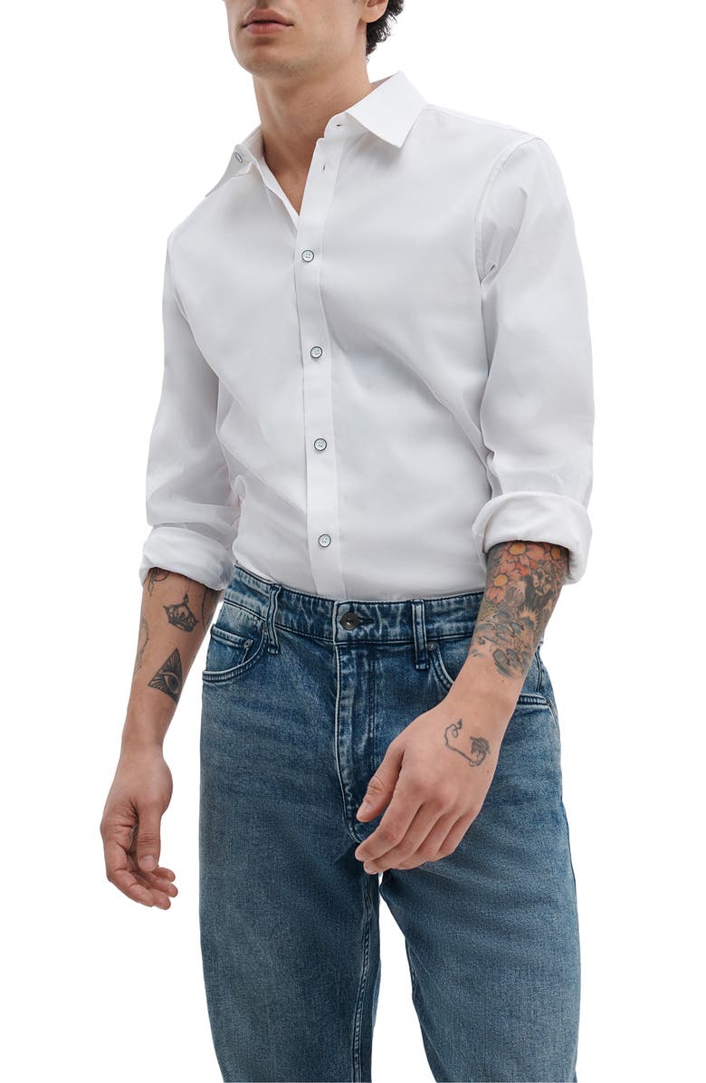 rag & bone Fit 4 Authentic Stretch Straight Leg Jeans, Alternate, color, Damian