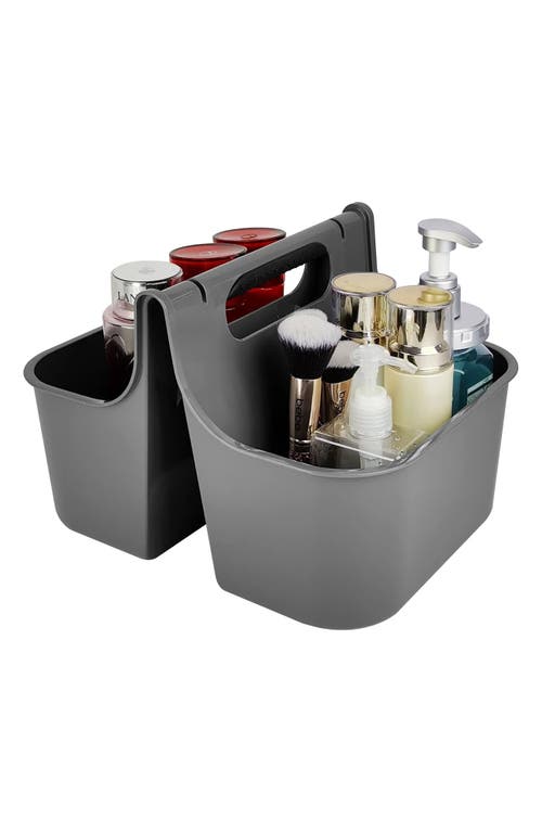 J&v Textiles J And V Textiles Portable Shower Caddy In Gray