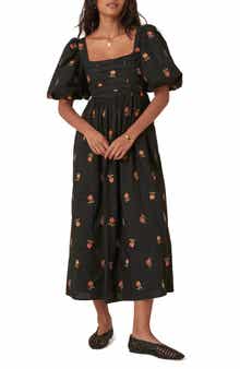 Nobody's Child Tessie Floral Embroidery Dress