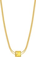 Karma and Luck Awaken & Shine - Citrine Evil Eye November Birthstone Necklace