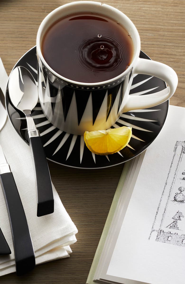 Caskata Marrakech Small Plates - Porcelain - Set 4, Alternate, color, Black