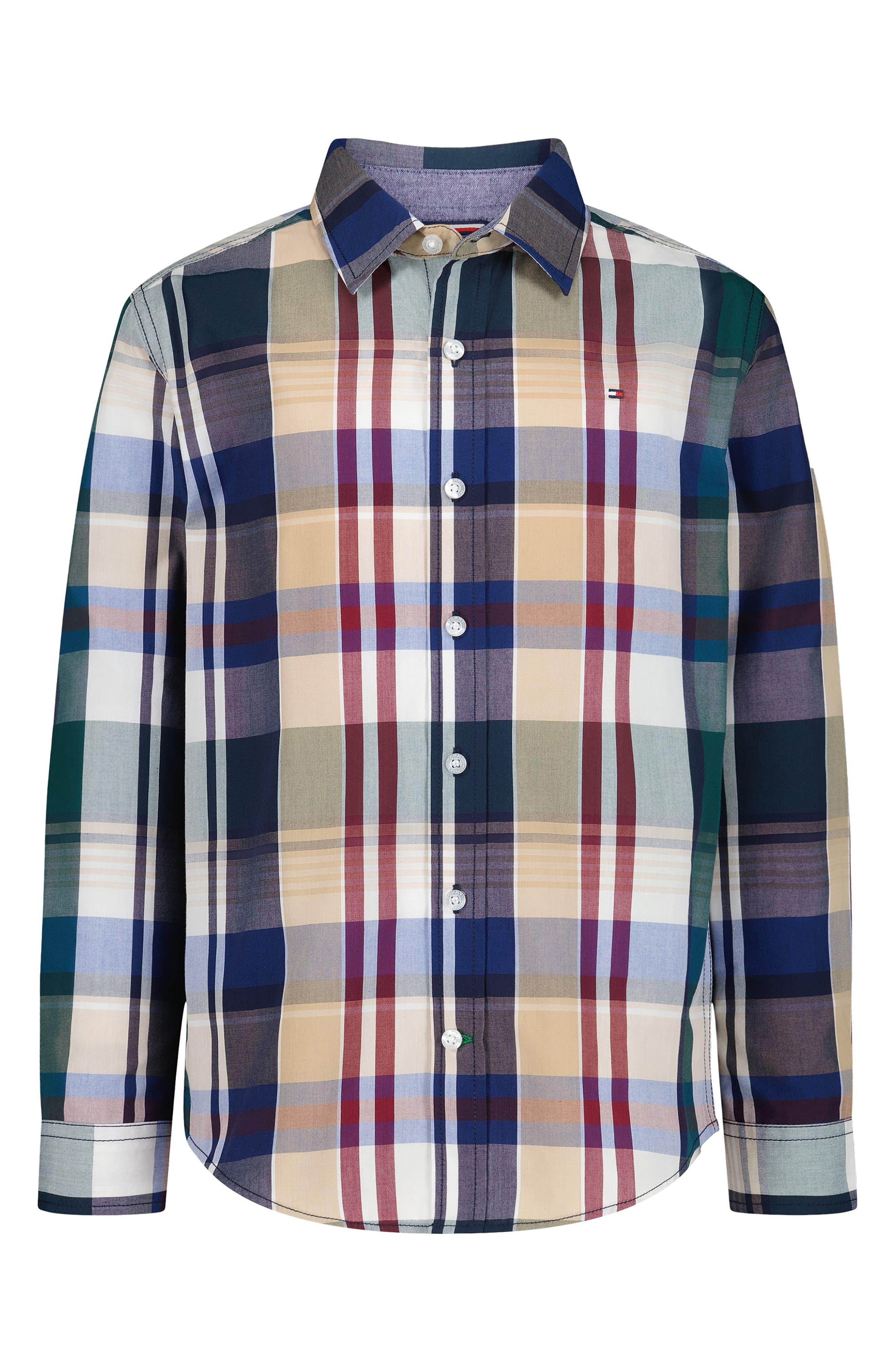 Kids' Plaid Cotton Shirt