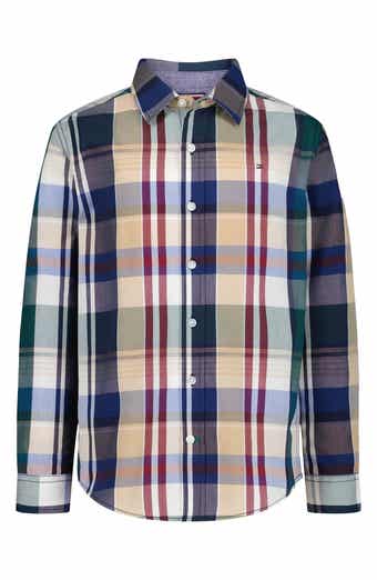 Kids' Plaid Cotton Shirt