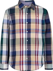 Tommy Hilfiger Kids' Plaid Cotton Shirt