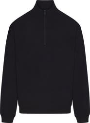 SKIMS Jersey Lounge Quarter Zip Pullover