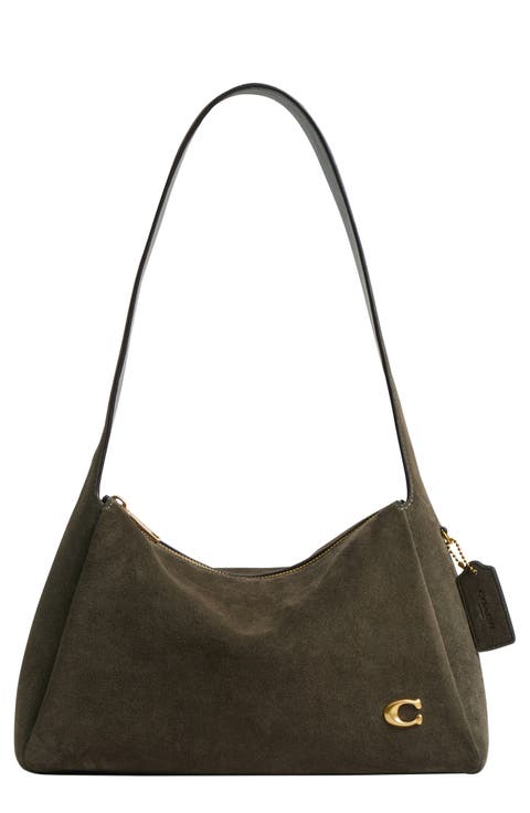 Lola Suede Shoulder Bag