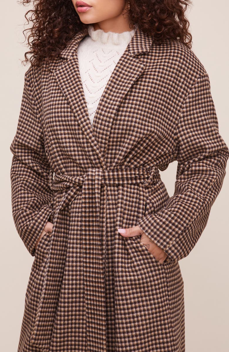 ASTR the Label Roxanne Belted Coat, Alternate, color,