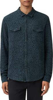 John Varvatos Ramona Long Sleeve Western Snap-Up Shirt