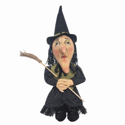 Zinnia Witch Halloween Art Doll