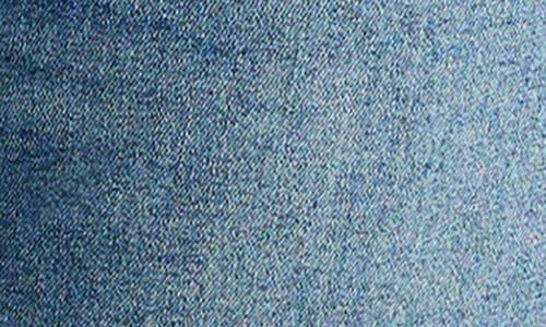 Warp & Weft Warp+weft Ase High Waist Ripped Straight Leg Jeans In Blue