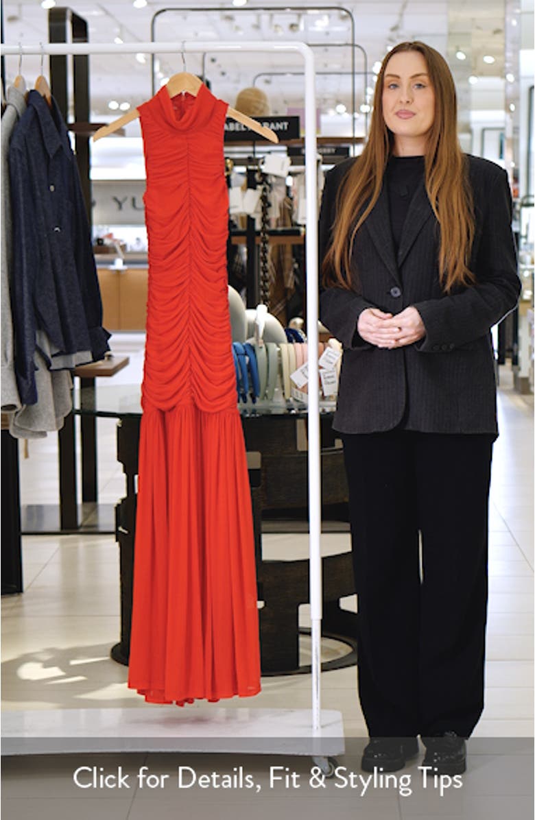 Orlana Mesh Maxi Dress, sales video thumbnail